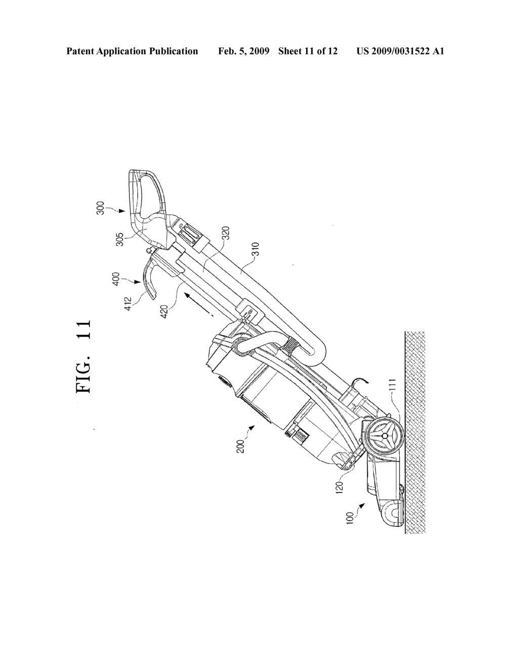 Suction port assembly of vacuum cleaner - diagram, schematic, and image 12