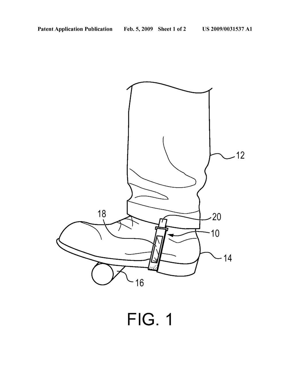 Safety Strap for Securing Trousers - diagram, schematic, and image 02