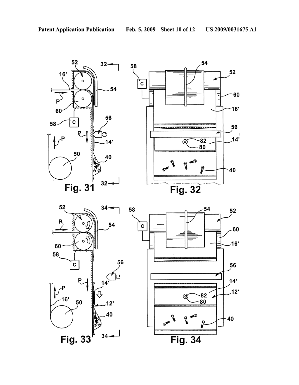 METHOD AND APPARATUS FOR MAKING PACKAGES WITH INTERNAL HEADERS FROM PREFORMED BAGS - diagram, schematic, and image 11