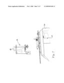 Mower cutting deck having operator controlled discharge opening using intuitively operable handle diagram and image