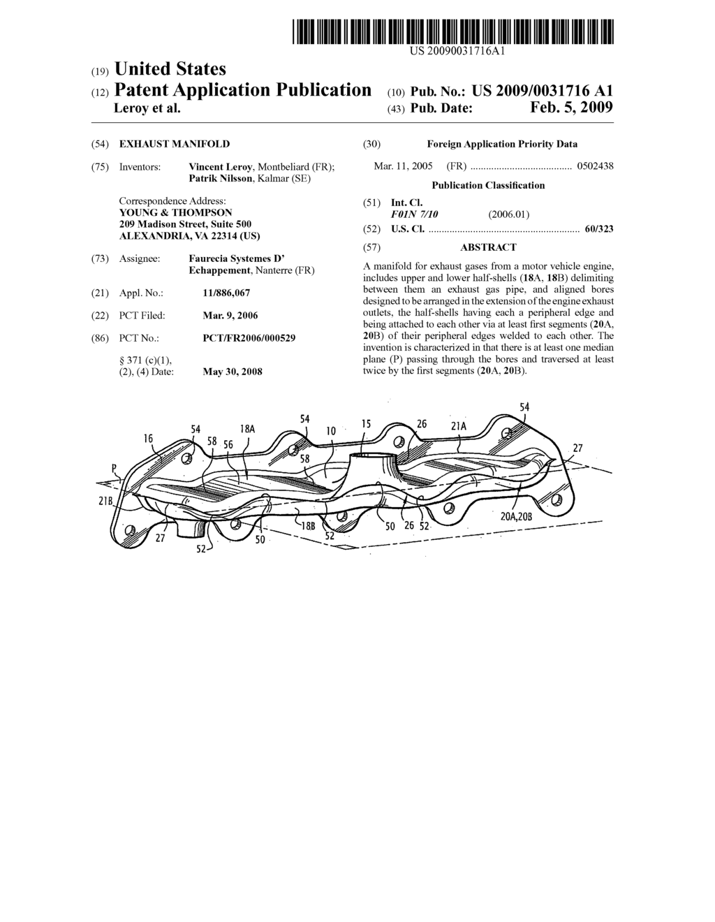 Exhaust Manifold - diagram, schematic, and image 01