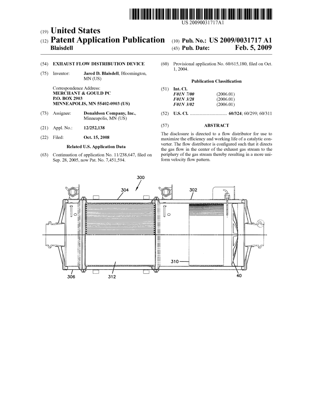 EXHAUST FLOW DISTRIBUTION DEVICE - diagram, schematic, and image 01