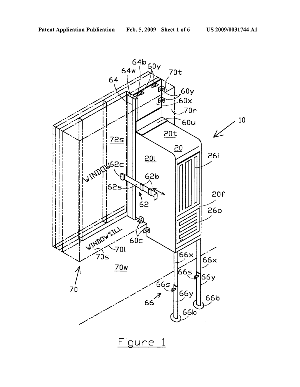 COMPACT INTERNAL WINDOW AIR CONDITIONER - diagram, schematic, and image 02