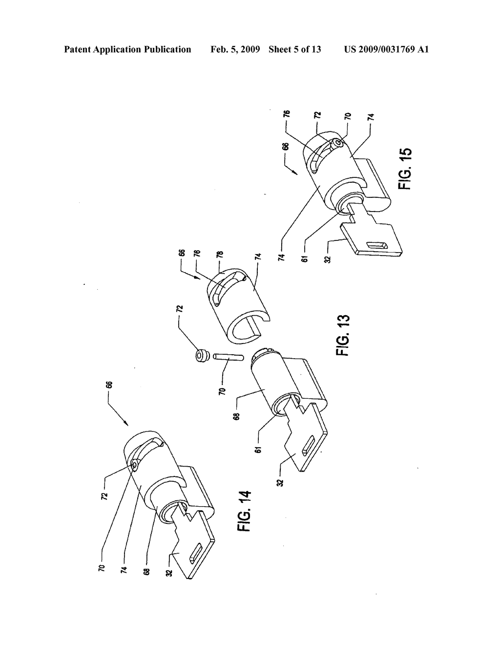 HIGH - SECURITY ROTATING BOLT LOCK - diagram, schematic, and image 06