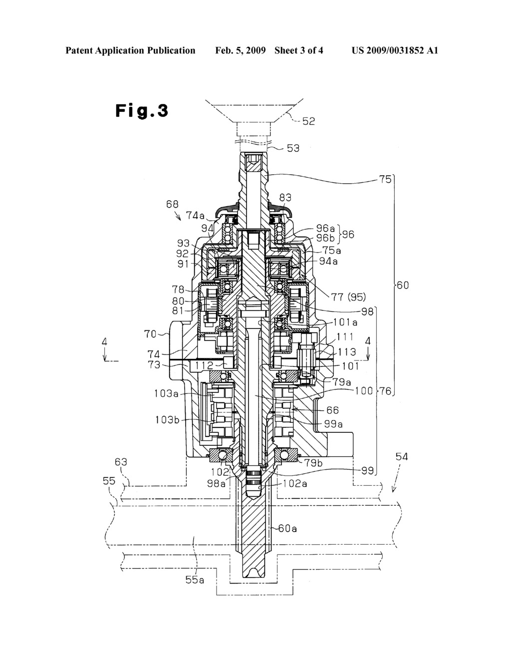 TRANSMISSION RATIO VARIABLE DEVICE AND STEERING GEAR - diagram, schematic, and image 04