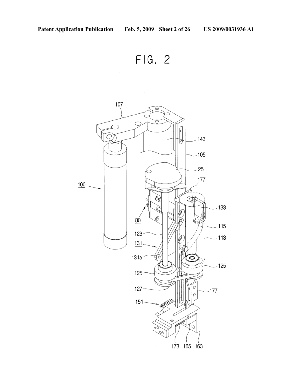 THREAD FEEDING APPARATUS FOR AN EMBROIDERING MACHINE - diagram, schematic, and image 03