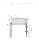 Retractable boat top with arched canopy diagram and image