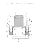 Retractable boat top with arched canopy diagram and image