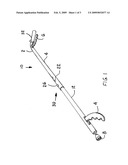 Cane with attachments diagram and image