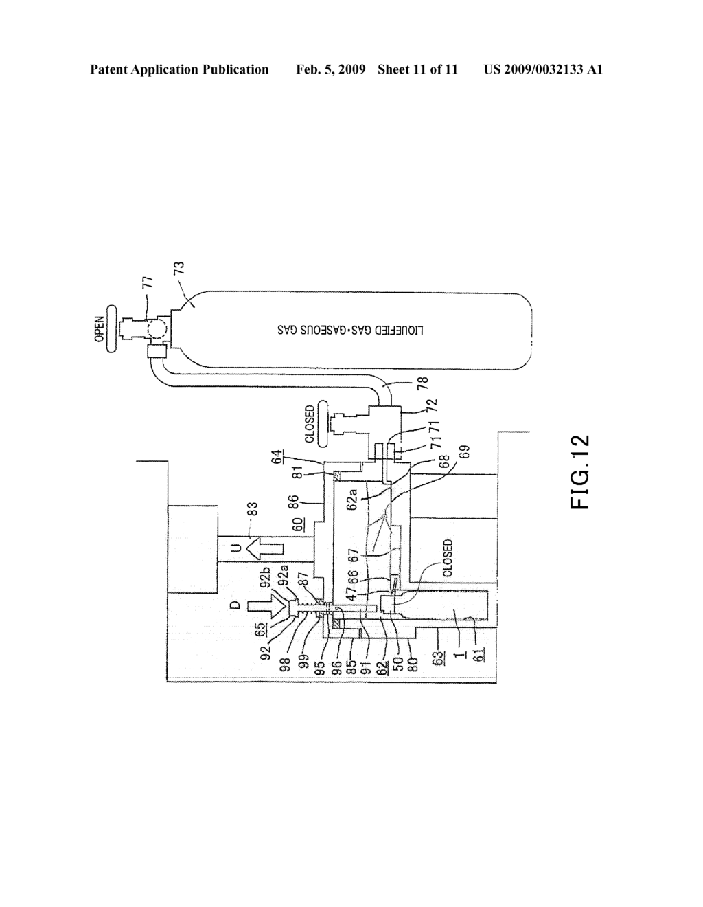 GAS CHARGING DEVICE, GAS CHARGING METHOD AND METHOD FOR PRODUCING GAS EJECTION DEVICE - diagram, schematic, and image 12