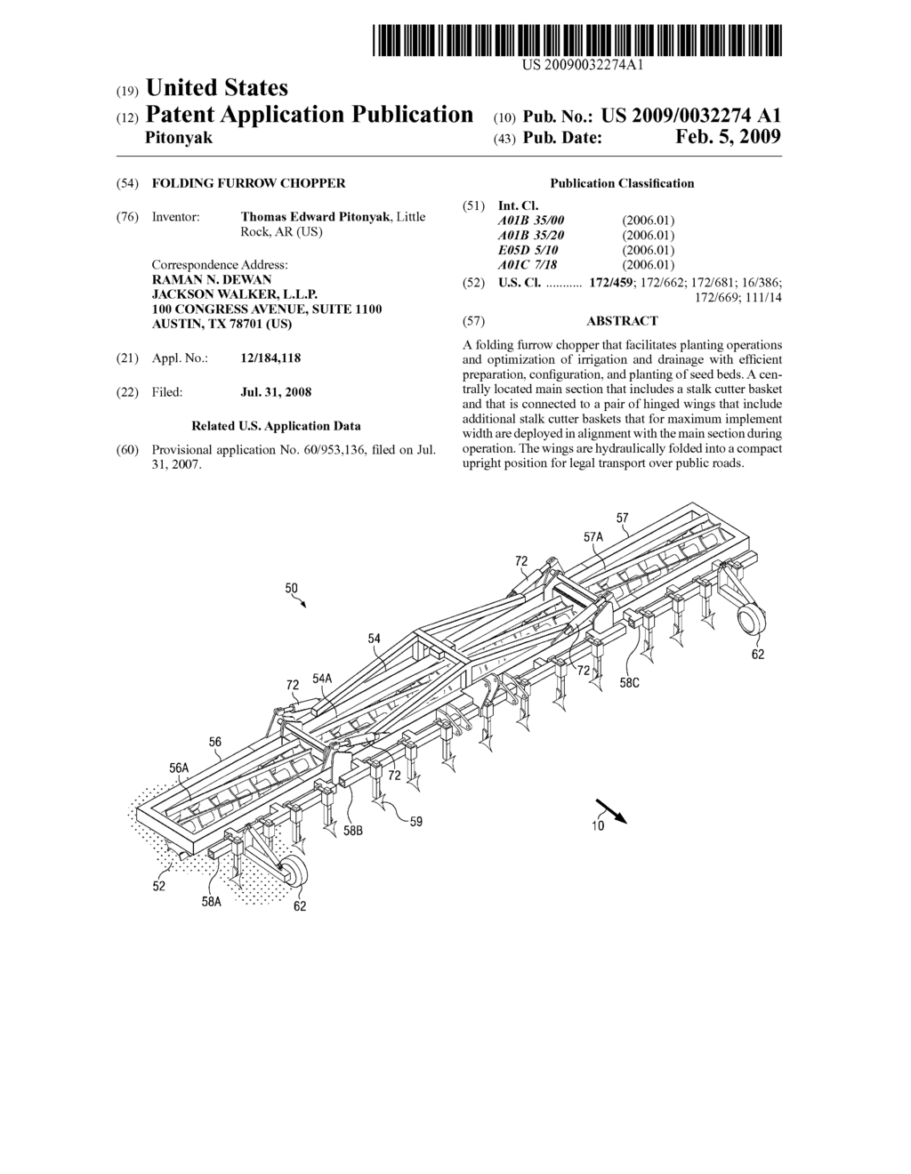 FOLDING FURROW CHOPPER - diagram, schematic, and image 01