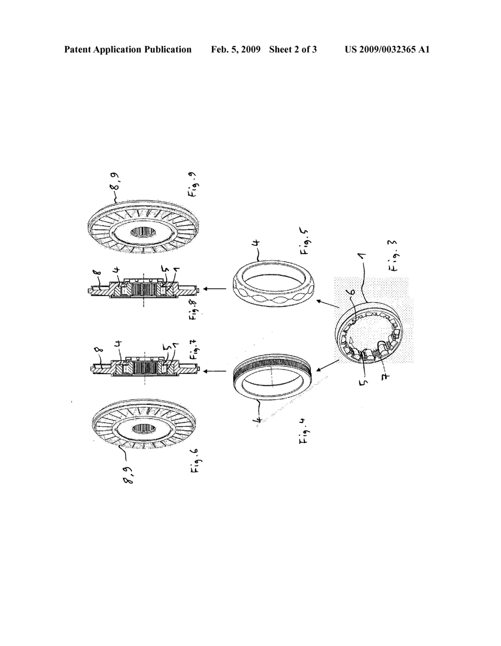 Bushing-type roller overrunning clutch with a solid outer ring - diagram, schematic, and image 03