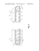CONVEYOR BELT WITH ATTACHED STRIPS OF TEETH diagram and image