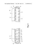 CONVEYOR BELT WITH ATTACHED STRIPS OF TEETH diagram and image