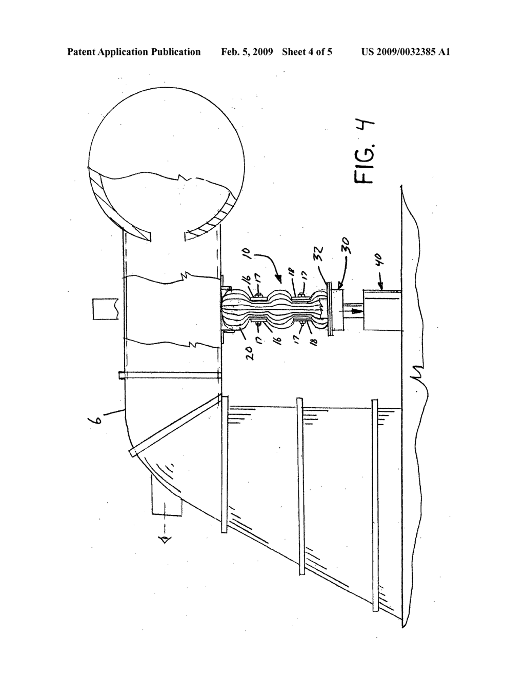 Damper baffle for a coke oven ventilation system - diagram, schematic, and image 05