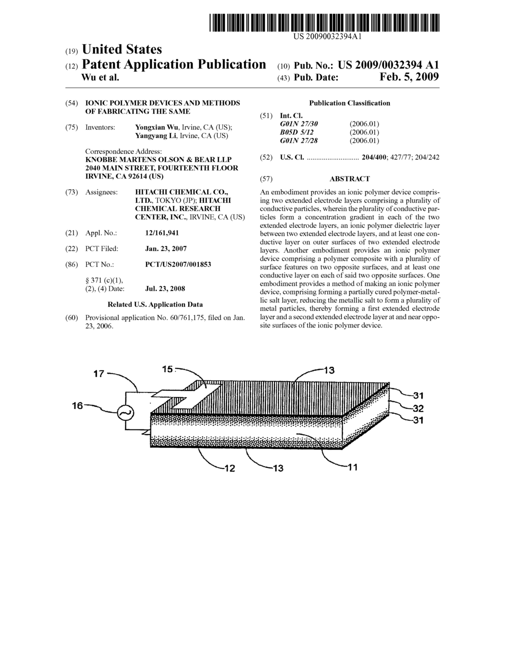 IONIC POLYMER DEVICES AND METHODS OF FABRICATING THE SAME - diagram, schematic, and image 01