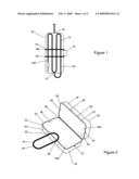 Organizing apparatus for string-like objects diagram and image