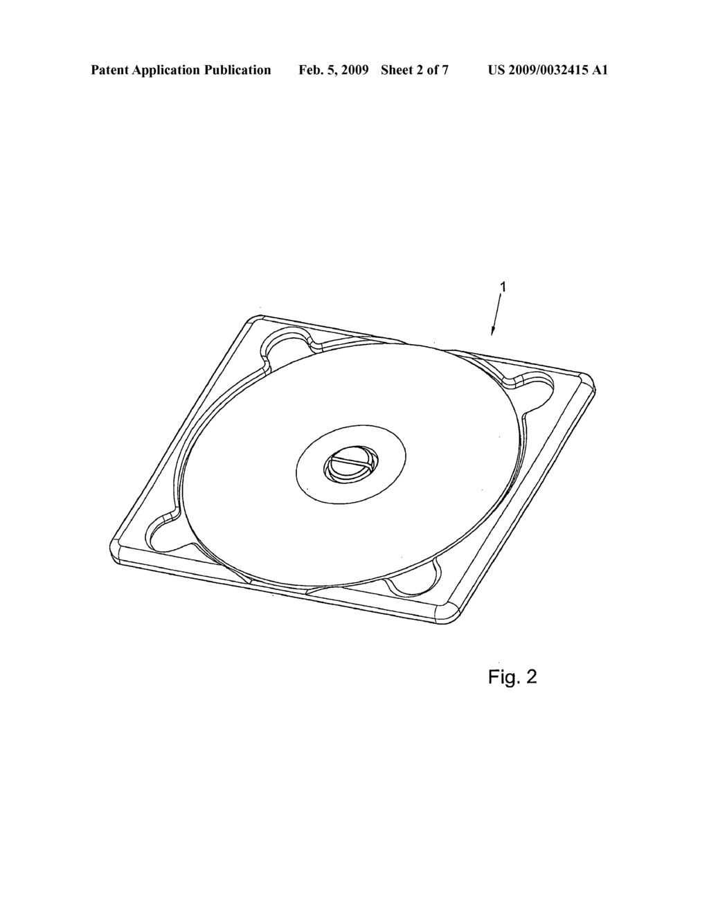 Device and holder for packaging an information carrier - diagram, schematic, and image 03