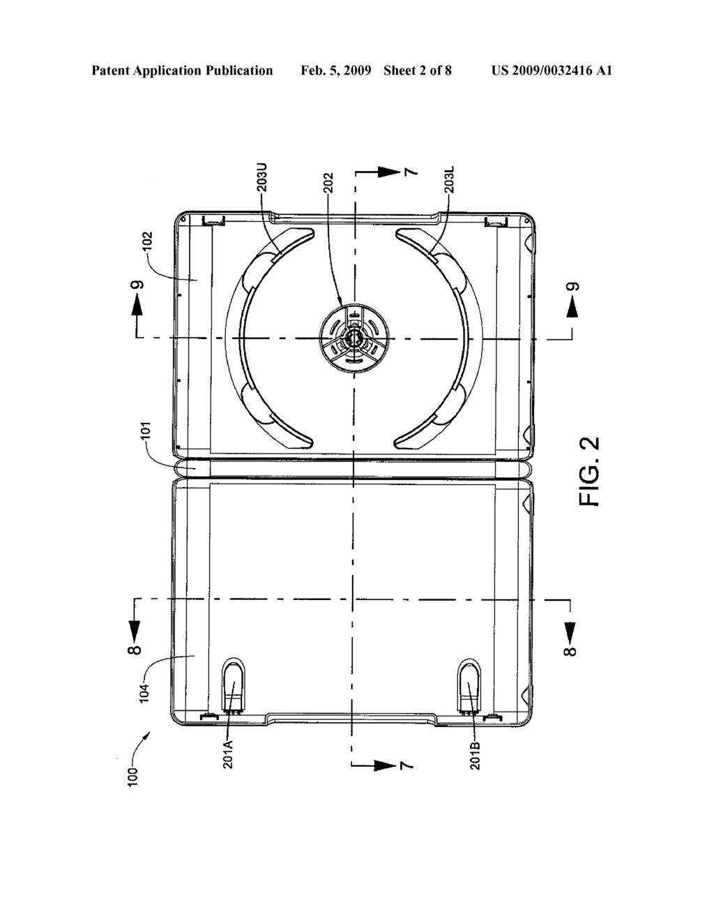 Injection Molded Case for Optical Storage Discs - diagram, schematic, and image 03