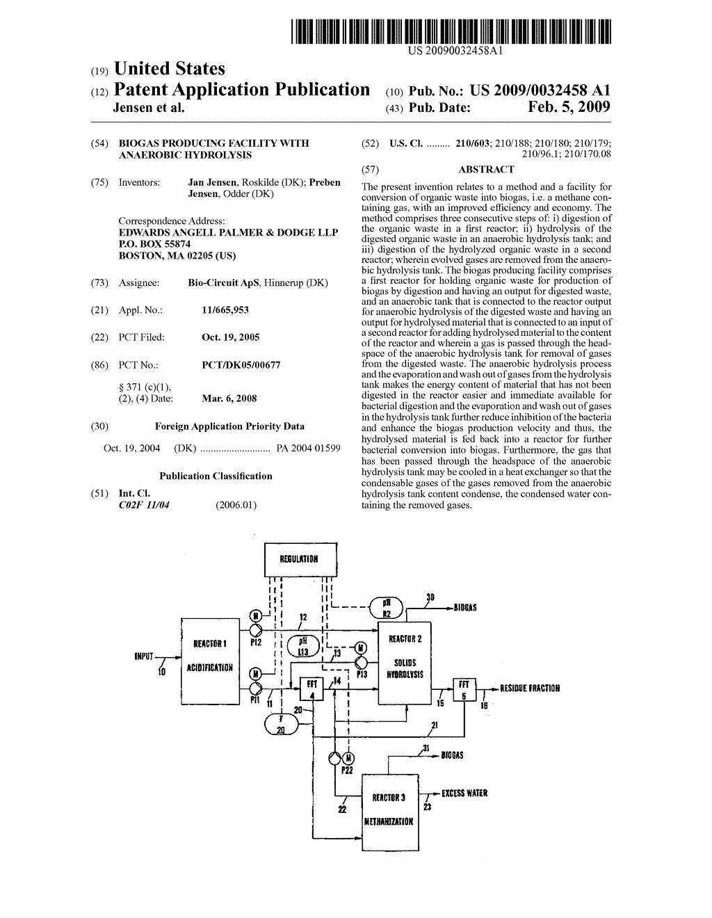 Biogas Producing Facility With Anaerobic Hydrolysis - diagram, schematic, and image 01