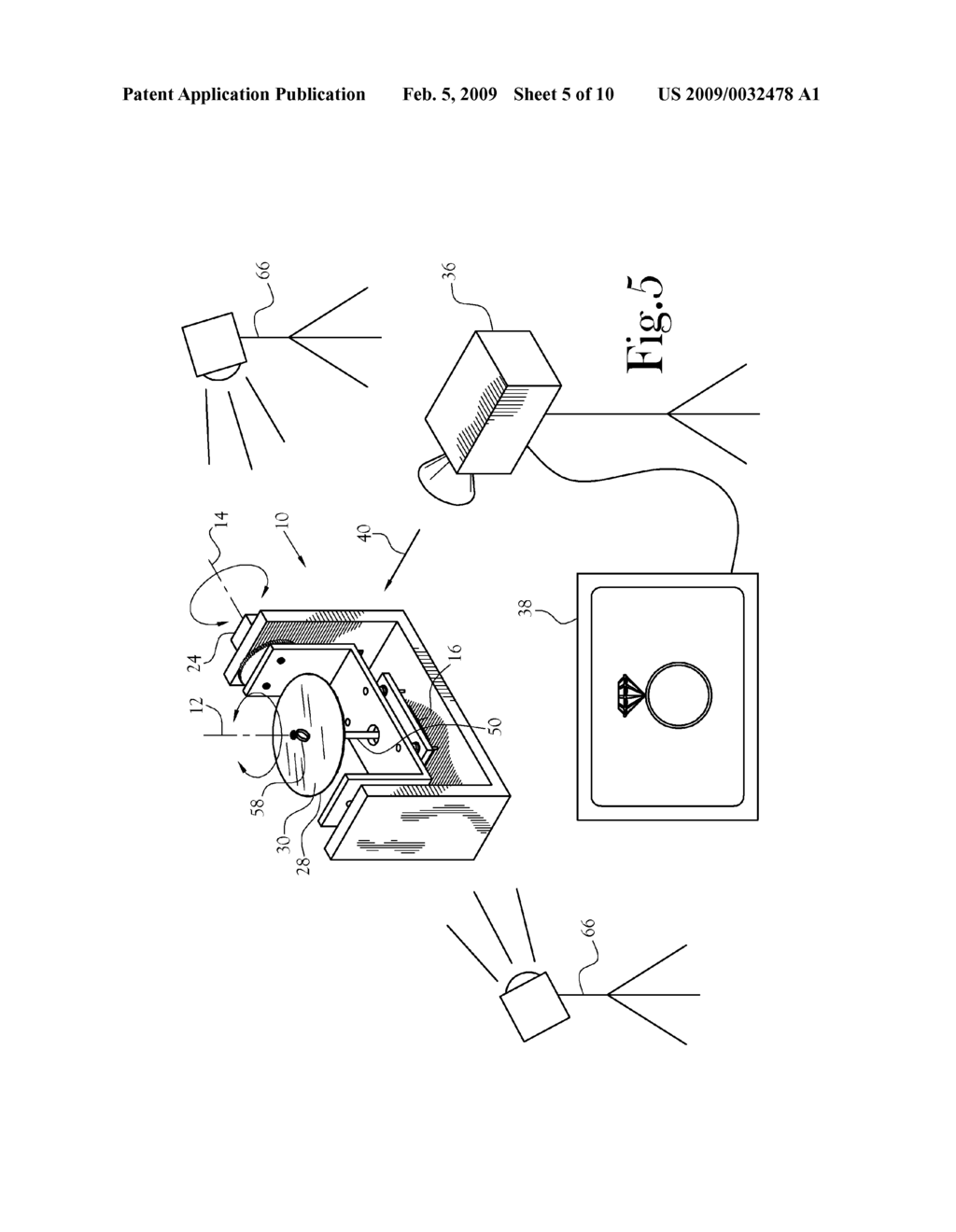 Rotatable Article Display Device and Method for Use - diagram, schematic, and image 06