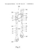 Display Rack Assembly for Wrenches with Different Handles diagram and image