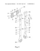 Display Rack Assembly for Wrenches with Different Handles diagram and image