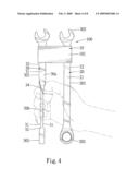 Display Rack Assembly for Wrenches with Different Handles diagram and image