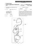 Wall-mounted snowboard hanging apparatus diagram and image