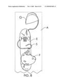 Wall-mounted snowboard hanging apparatus diagram and image