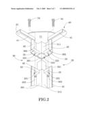 Joint structure for portable work and storage container diagram and image