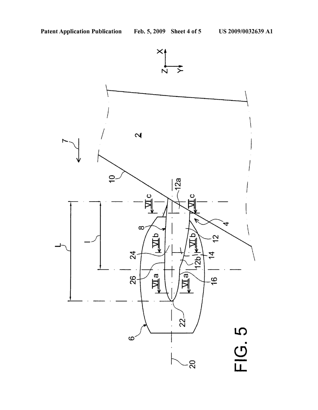 AIRCRAFT WING ARRANGEMENT COMPRISING AN ENGINE ATTACHMENT PYLON DEFINING, IN THE FORWARD REGION, A LATERAL AIRFLOW CHANNEL - diagram, schematic, and image 05