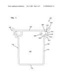 Hinge for Cable Trough Cover diagram and image