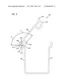 Hinge for Cable Trough Cover diagram and image