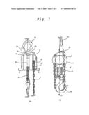 Hoisting and pulling device diagram and image