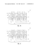 SEMICONDUCTOR CHIPS WITH REDUCED STRESS FROM UNDERFILL AT EDGE OF CHIP diagram and image