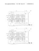 SEMICONDUCTOR CHIPS WITH REDUCED STRESS FROM UNDERFILL AT EDGE OF CHIP diagram and image