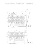 SEMICONDUCTOR CHIPS WITH REDUCED STRESS FROM UNDERFILL AT EDGE OF CHIP diagram and image