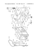 Tongue assembly for a trailer having an integral hinge diagram and image