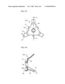 Valve holding member diagram and image