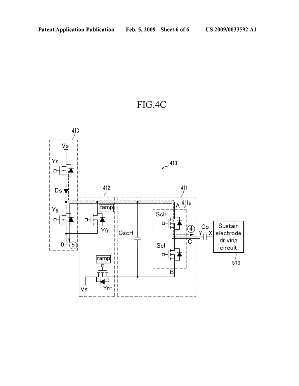 PLASMA DISPLAY DEVICE AND DRIVING METHOD THEREOF - diagram, schematic, and image 07