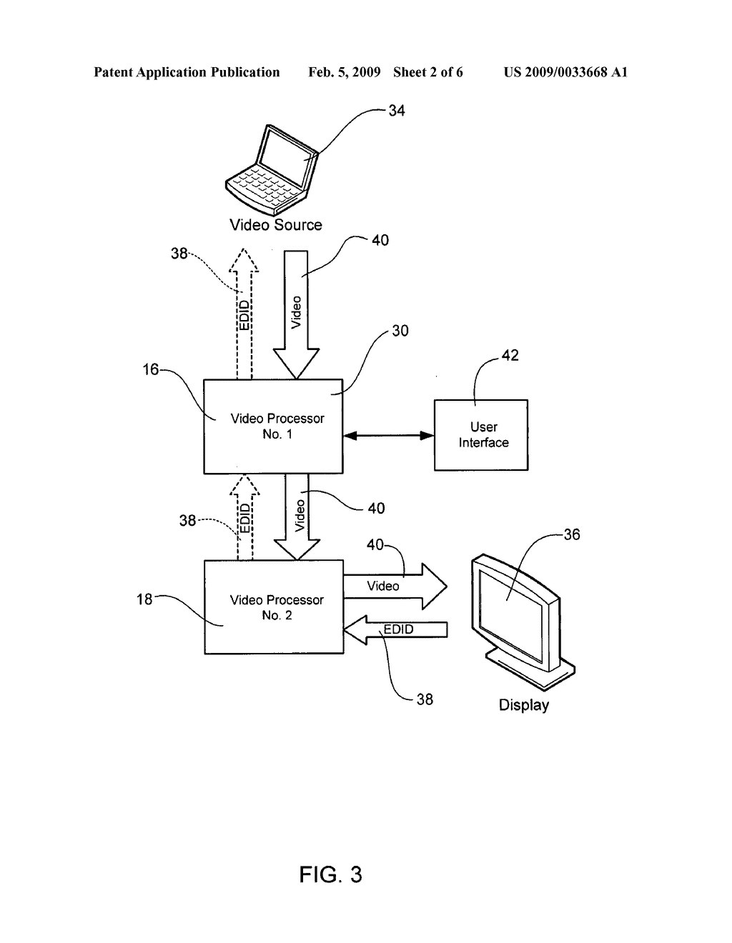 Display EDID emulator system and method - diagram, schematic, and image 03