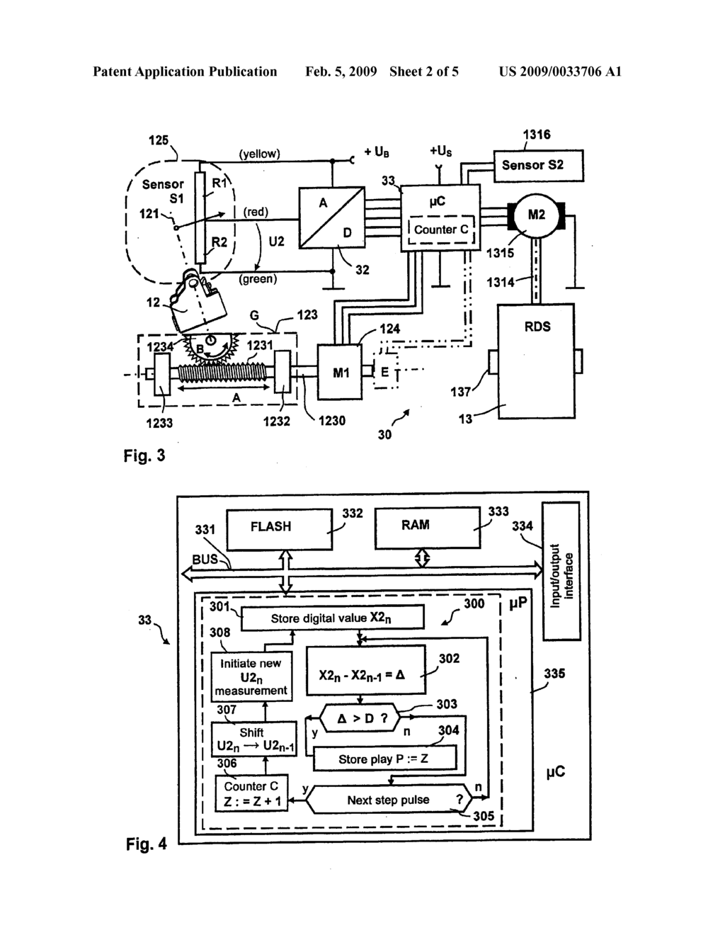 MEASURING METHOD AND ARRANGEMENT TO DETERMINE THE PLAY OF AN INK JET CARTRIDGE PIVOT UNIT - diagram, schematic, and image 03