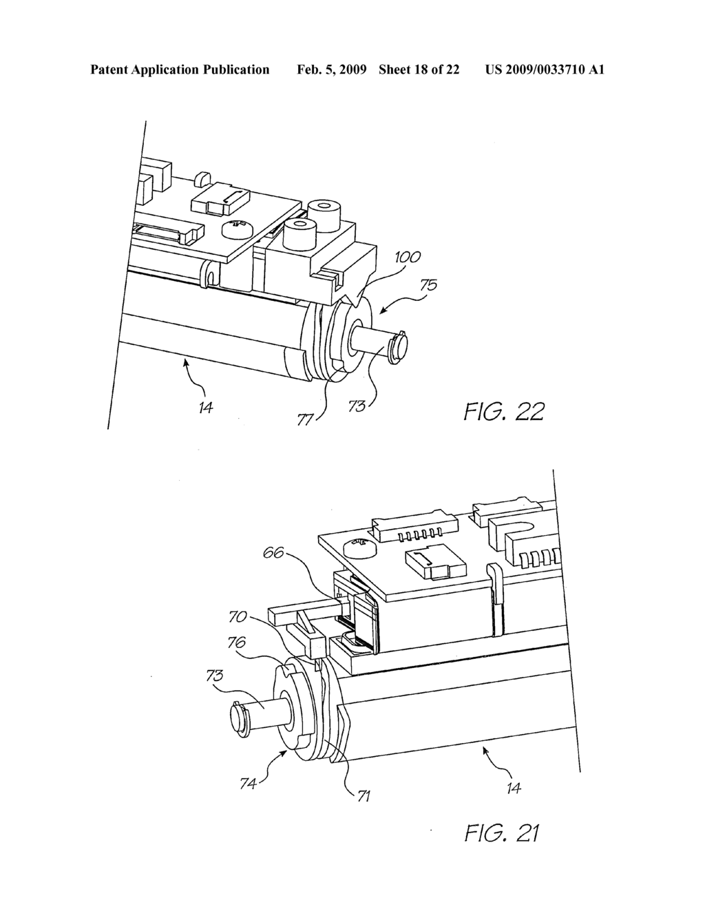 INKJET PRINTER HAVING AN INKJET PRINTHEAD AND A ROTATING PLATEN - diagram, schematic, and image 19