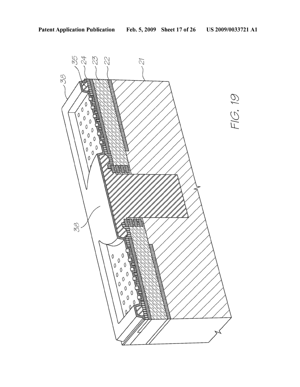 INKJET PRINTER WITH UNIT CELLS HAVING SUSPENDED HEATER ELEMENTS - diagram, schematic, and image 18