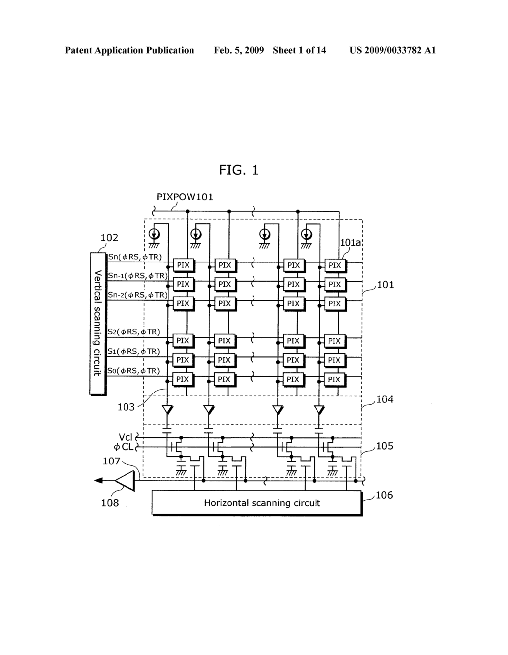 SOLID-STATE IMAGING DEVICE AND DRIVING METHOD THEREOF - diagram, schematic, and image 02