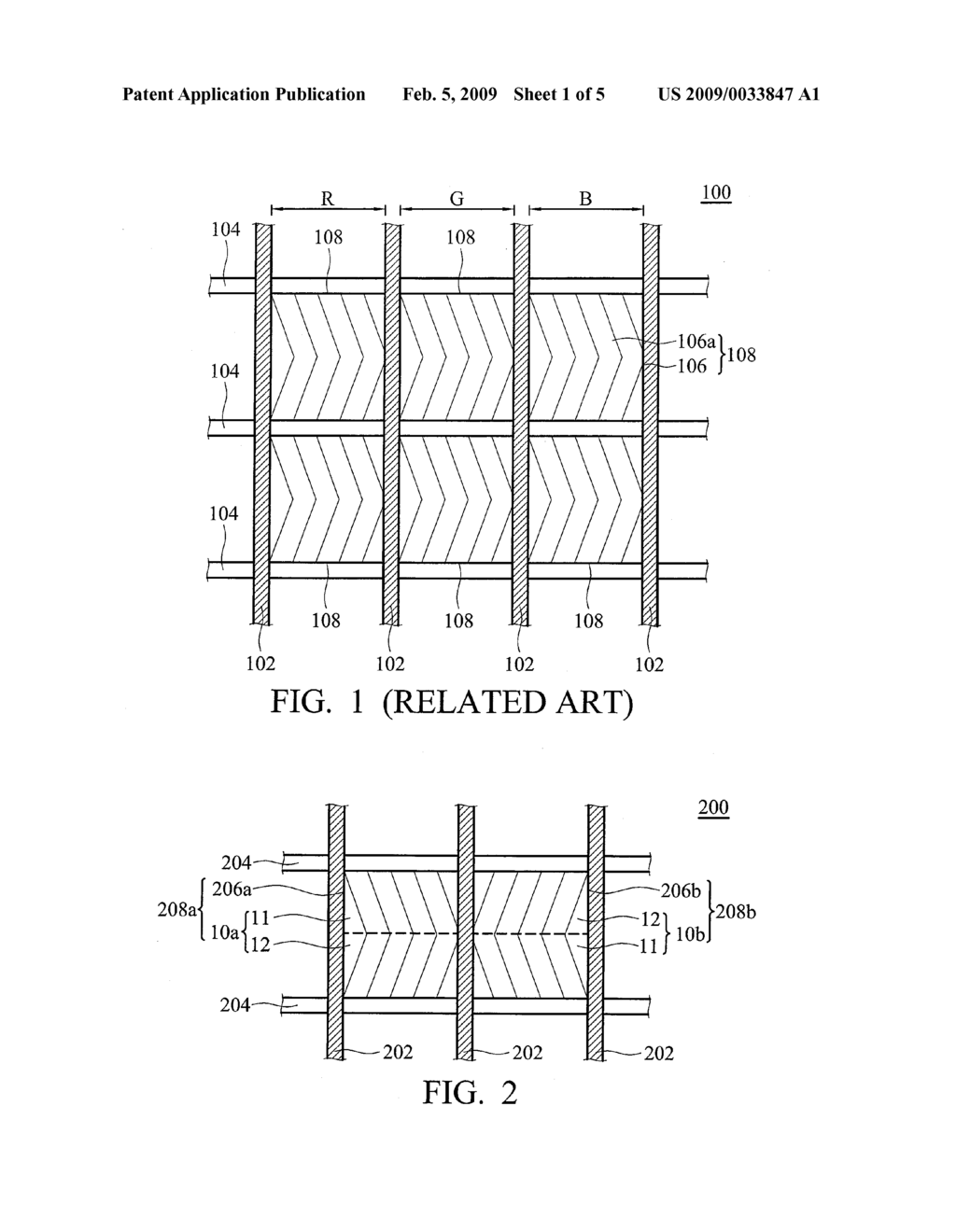 LIQUID CRYSTAL DISPLAY DEVICE WITH VARIOUS REFLECTIVE PATTERN ARRANGEMENTS - diagram, schematic, and image 02