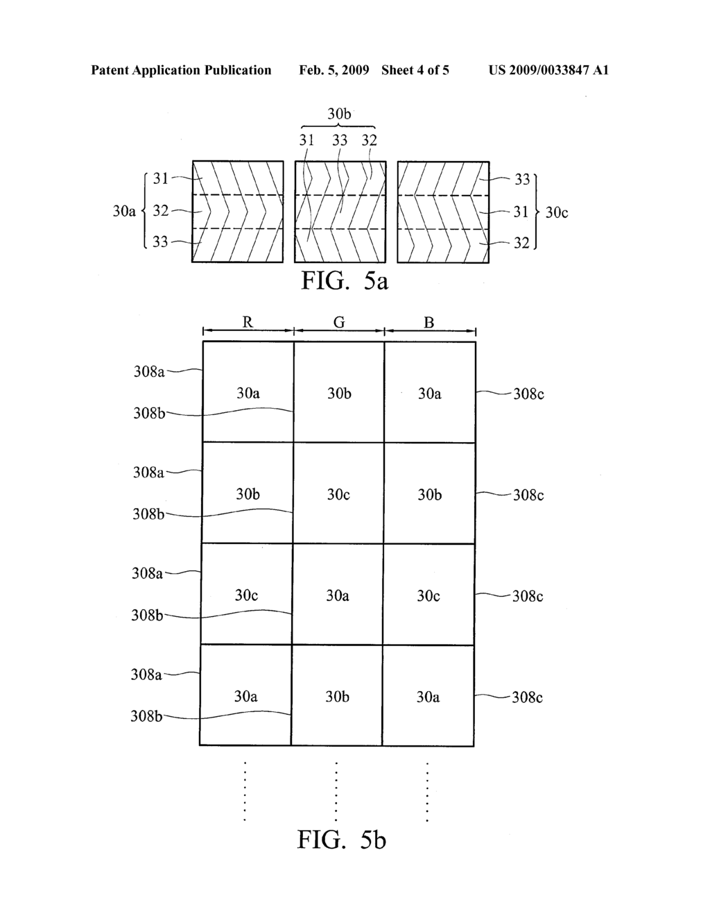 LIQUID CRYSTAL DISPLAY DEVICE WITH VARIOUS REFLECTIVE PATTERN ARRANGEMENTS - diagram, schematic, and image 05