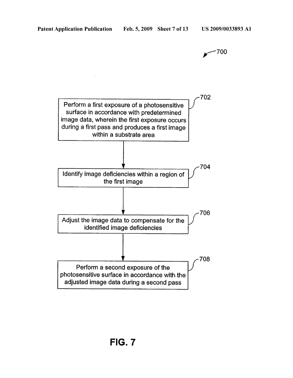 Methods and Systems to Compensate for a Stitching Disturbance of a Printed Pattern in a Maskless Lithography System Not Utilizing Overlap of the Exposure Zones - diagram, schematic, and image 08