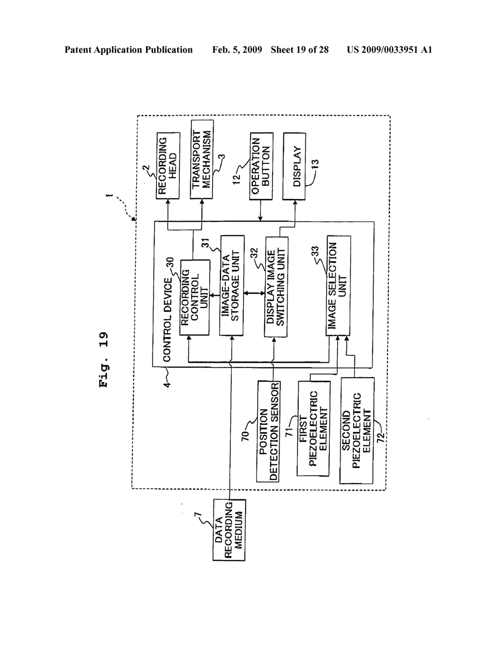 Printer and image output apparatus - diagram, schematic, and image 20